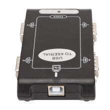Adaptador USB a RS232 de 4 puertos con reserva de COM DB9 para Windows 10/8/7