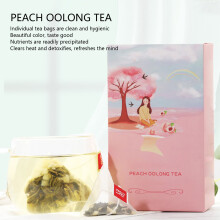 20 Count Peach Oolong Tea Pure Natural Dried Fruit Individual Package Tea for Home 60g