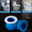 Blauer Toilettendichtring aus Gummi geruchs-resistent 8