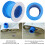 Blauer Toilettendichtring aus Gummi geruchs-resistent 7