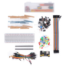Kit de componentes electrónicos con protoboard de 830 puntos de conexión para el desarrollo de aplicaciones R3