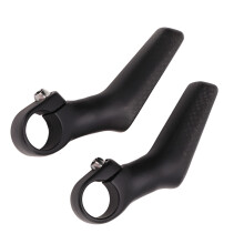 Extremos de manillar de carbono 1 par 3K mate en L 22,2 mm