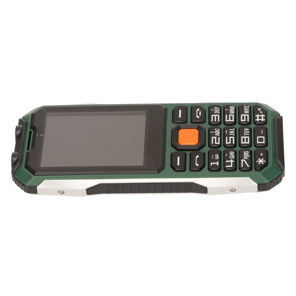 2G Seniors Cell Phone Dual Sim Big Button 2.4In Hd Screen 6800Mah Long Battery Life Seniors Cell Phone Unlocked For Seniors Green 5001320845253