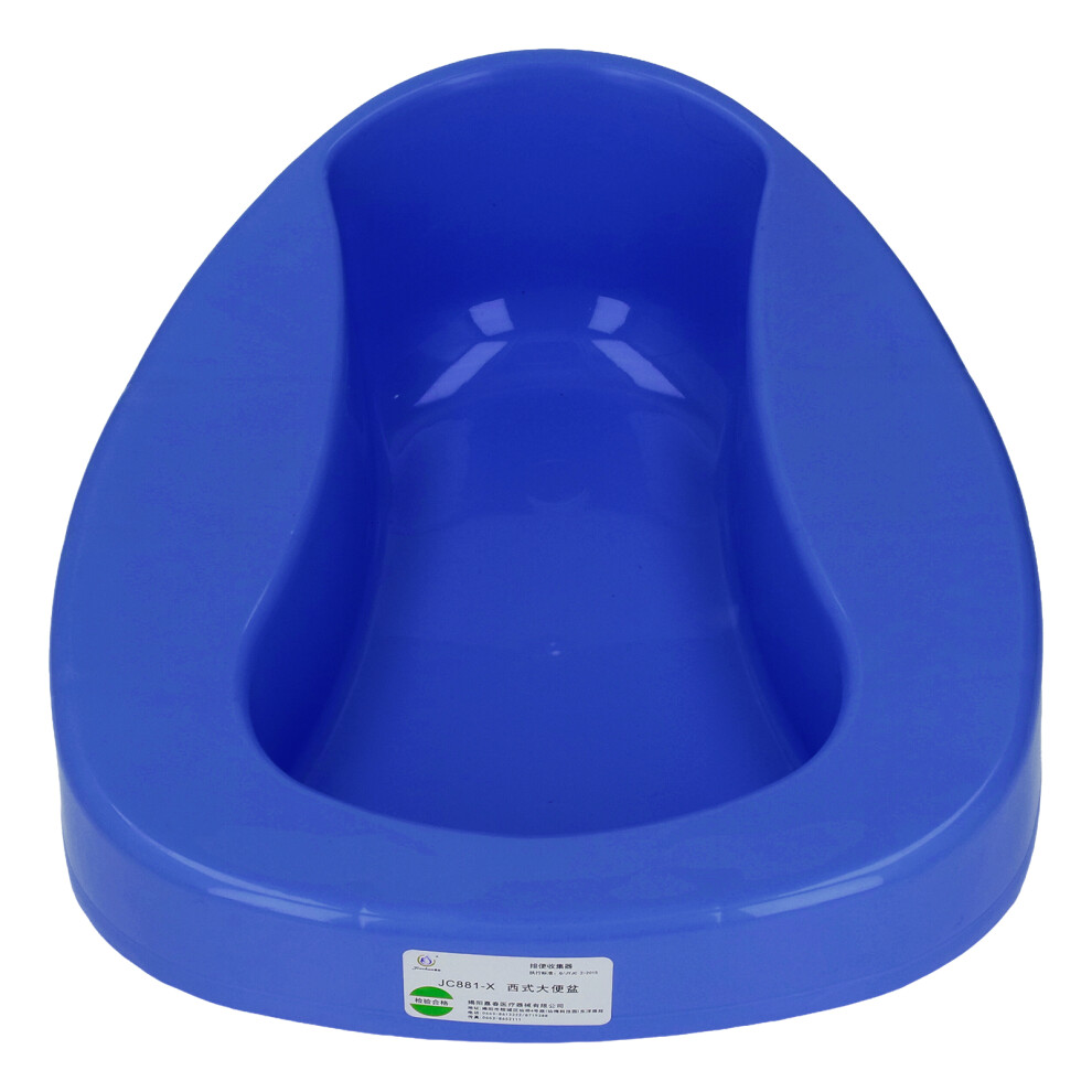 Dark/Blue Large Bed Pan Nursing Thicken 10 Degree Slope Bedridden Bedpan For Elderly Pregnant Women