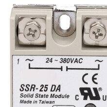 SSR 25DA Relé de estado sólido 45x62x23.5mm plástico