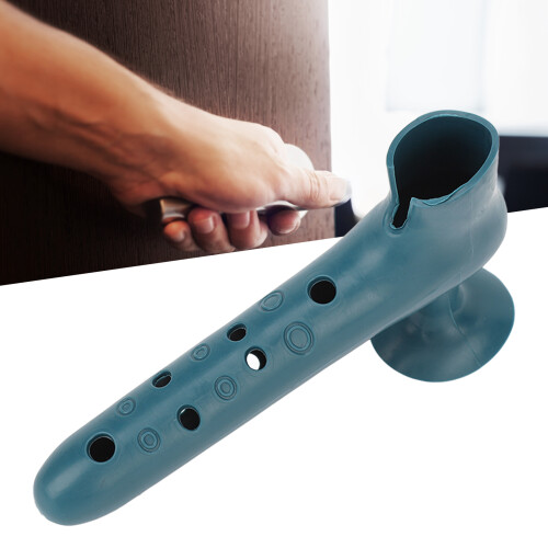 blaue Silikon-Türgriffabdeckung mit Saugnapf