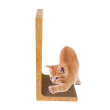 Tabla rascadora para gatos tipo L pequeño - corrugado