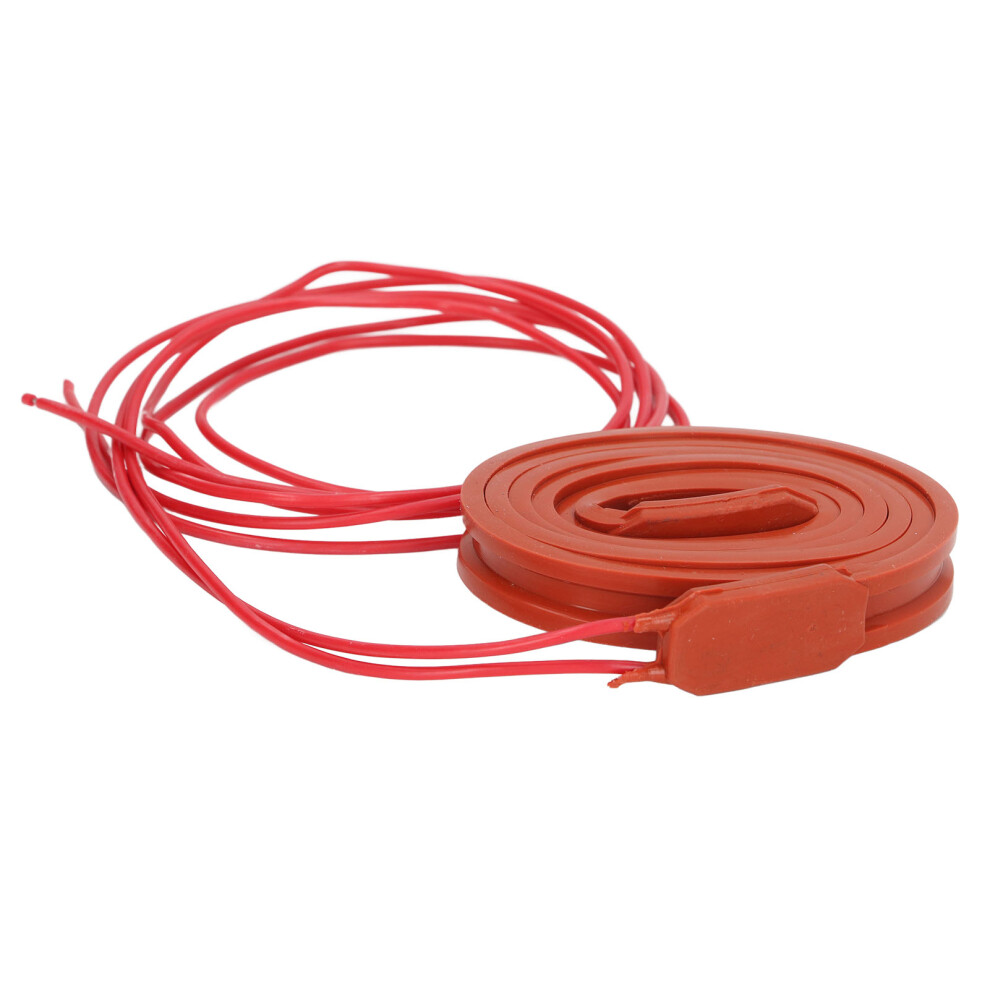 80W Silicone Heating Belt Waterproof Flexible Heater Wrap Self Control Temperature Warmer Belt DC24V