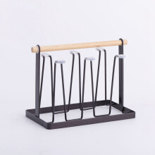 Becher-Abtropfgestell, 6 Haken, 13 x 23,5 x 18,5 cm, Bronze