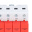 4P Surge Protector Overvoltage Arrester Protective Device for Electric System 385VAC 40‑80KA 6