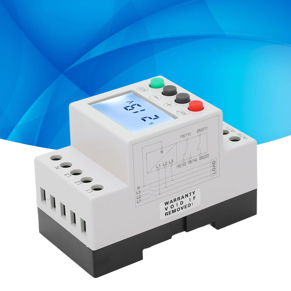 Lcd 3 Phase 4 Wire Voltage Monitoring Relay Undervoltage Overvoltage Protection Relay 115Â277Vac 5061320854204