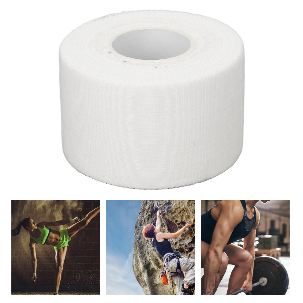 Athletic Sports Tape Cotton Breathable Protection Shock Absorption Wrap Sports Tape for Weightlifting Rock Climbing 3.8cm/1.5in