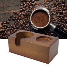 Braune Buche Protafilter Tamper-Ständer 178x94x72mm