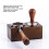 Braune Buche Protafilter Tamper-Ständer 178x94x72mm 9