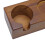 Braune Buche Protafilter Tamper-Ständer 178x94x72mm 12