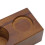 Braune Buche Protafilter Tamper-Ständer 178x94x72mm 5