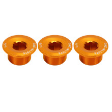 3 piezas de tornillos para la tapa de la biela M19 - Aleación de aluminio dorado