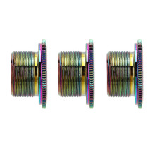 3 piezas de tornillos M19 para la tapa de la biela - Aluminio deslumbrante