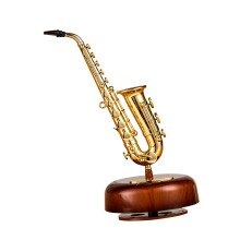 Saxophon-Aufzieh-Musikbox 16 x 10 x 8 cm, 117 g