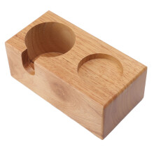 Holz-Kaffeepresserhalter Burlywood 178x94x72mm
