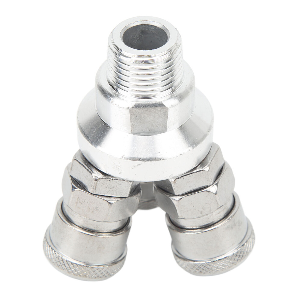 3 Way Quick Coupler Universal Type Male Thread Swivel Air Compressor Fittings G1/2 9301320855013
