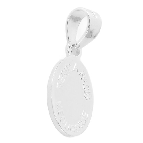 Wunderbare Medaille 925er Silber Ovaler Anhänger 2,1 x 0,9 cm 2