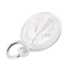 925er Silber Miraculous Medal Anhänger 1,2 0,9 cm
