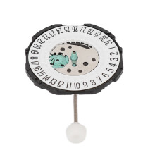 Movimiento de reloj de cuarzo SL28, fecha a las 6, metal/plástico
