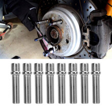 20 piezas de espárragos de rueda 58 mm zinc M14x1.25-M12x1.5