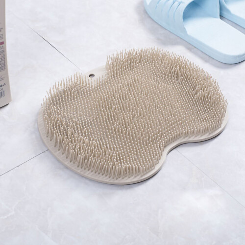 Fußmassage-Schrubbermatte faltbar braun 10.2oz 1