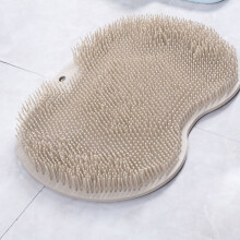 Fußmassage-Schrubbermatte faltbar braun 10.2oz