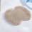 Fußmassage-Schrubbermatte faltbar braun 10.2oz 5