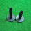 Gummi-Golf-Teeshalter 88mm/54mm Schwarz 80g 3
