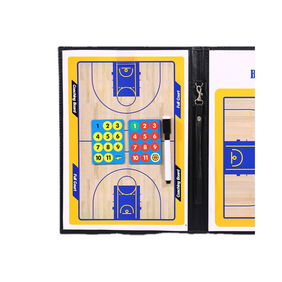 Tactics Board Strong Magnetic Hanging Sturdy Odorless Tactics Board Coaching Board With Pen Insert Basketball 4971320863698