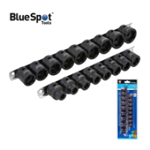 Blue Spot Tools Metric 1/2 Inch Low Profile Impact Sockets 17 Piece