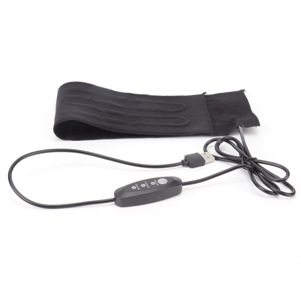 USB Heating Pad Foldable Carbon Fiber 3 Gear Temperature Adjustment Heating Film for Shoulder DC 5V