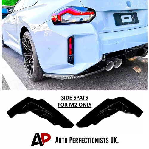 For BMW M2 G87 Rear Corner Side Spats Diffuser Body Kit M Performance