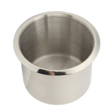 Portavasos de acero inoxidable para barco, autocaravana y coche, uso marino, plateado, duradero