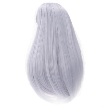 Peluca para muñeca de 8-9 pulgadas 87g fibra de alta temperatura azul para muñeca de escala 1/3