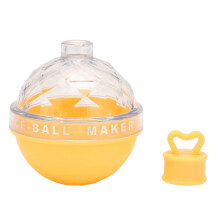 Eisballform 6cm/2.36in gelb TPE/AS weich