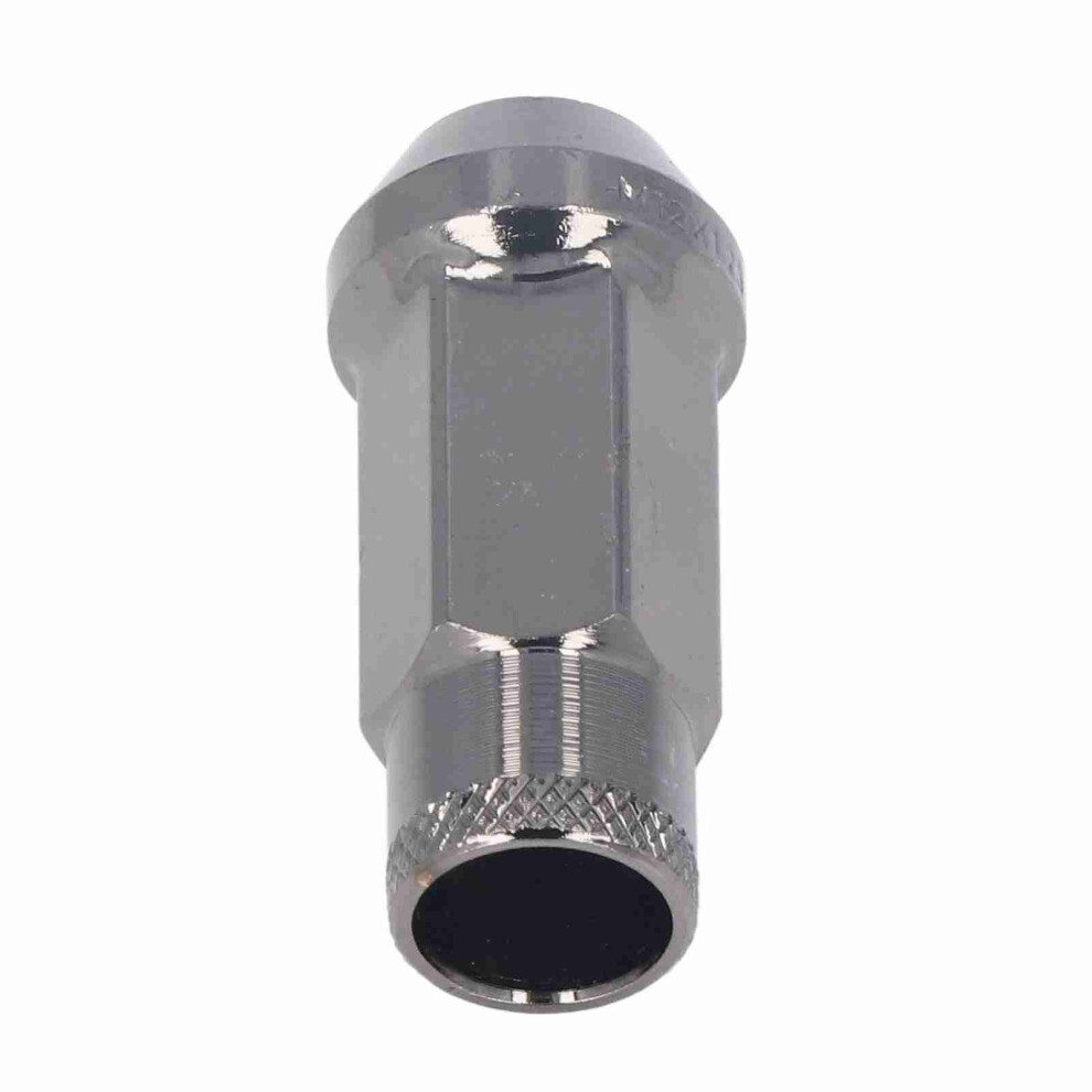 20Pcs M12x1.25 Metal Wheel Lug Nuts Universal Car Accessories Replacement For Mitsubishi Black 8711320868547