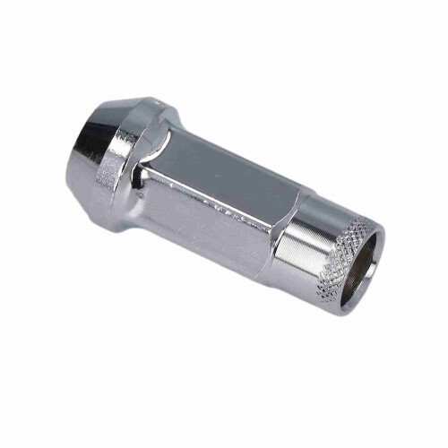 20 Stück Metall-Radmuttern M12x1,25 universell silber 2