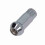 20 Stück Metall-Radmuttern M12x1,25 universell silber 16