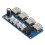 Stromerweiterungsmodul 4-Kanal USB-Splitter 5V 7