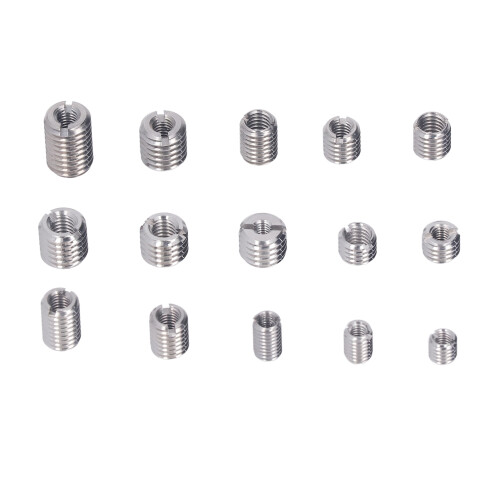 75 piezas 303 SS insertos roscados kit M4–M10 2
