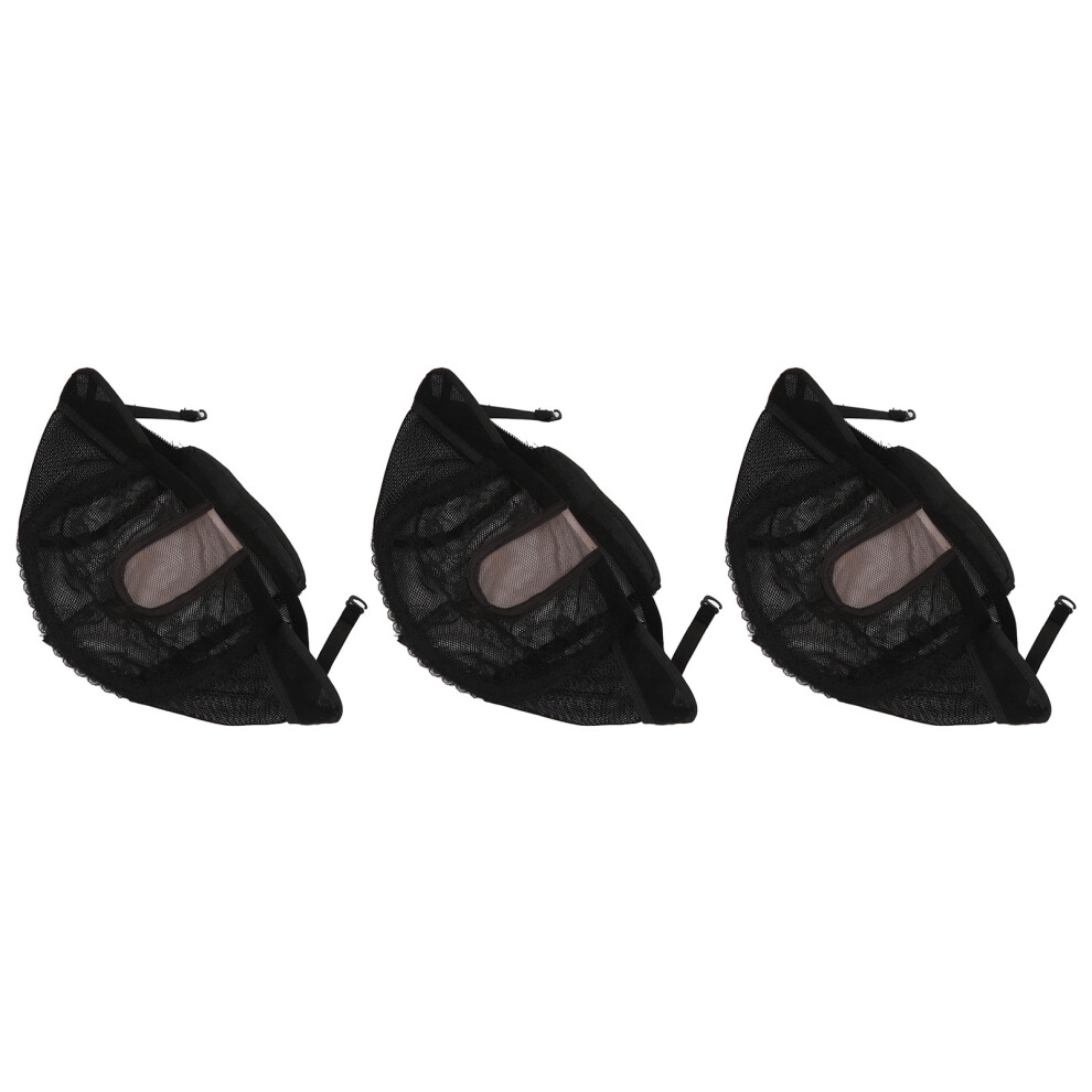 Unisex 3Pcs Wig Caps Soft Breathable Flexible Nylon Dome Stocking Wig Cap For Making Wigs Women Men