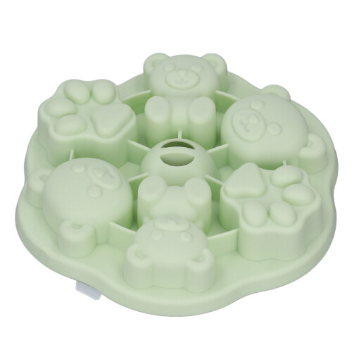Silikon-Geleeform grüne Bärentatzenform 95 g 15,3  14,4 cm 2