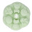 Silikon-Geleeform grüne Bärentatzenform 95 g 15,3  14,4 cm 9