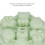 Silikon-Geleeform grüne Bärentatzenform 95 g 15,3  14,4 cm 7