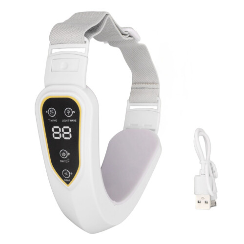 V Face Machine 12-Gear-Gesichtsmassagegerät weiß 500mAh 1